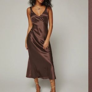 Reformation Daytona Silk Dress